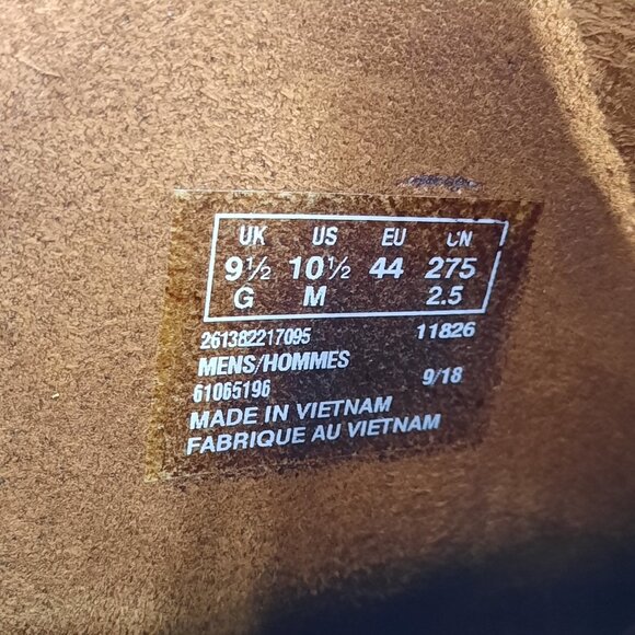 Clarks Originals Desert Mens 10.5 Chukka Boots Beeswax Brown Leather Crepe Sole - Picture 10 of 10